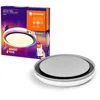 Image de LEDVANCE SMART + WiFi LED Plafond, blanc/noir, 32W, 3400lm, Fonction de lumière blanche, Dimmable, Effet de lumière magique dynamique, assemblage simple, contrôle de l'application, 2700-6500K