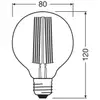 Image de OSRAM LED Vintage 1906, G80, E27, 5,8 W, or, 2.200 K, intensité variable.