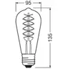 Image de OSRAM LED Vintage 1906 Edison, doré, E27, 7 W, 2.200 K, intensité variable.