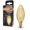 Image de Osram Vintage 1906® Classic BW Fil LED lampe, E14, bougie torsadé, or, 1,5 W, 120lm, 2400k, couleur confort chaude, consommation très faible, durée de vie à long terme