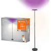 Image de LEDVANCE SMART + WiFi Floor Updown Wall & Stock Lamp, noir, 13,5W, 2165lm, Régulable Light et Color Light, deux sources lumineuses, dimmable, lumière RVB, application contrôlable, 3000K