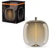 Image de Osram Vintage 1906 Big Oval, ampoule LED décorative avec verre fumé, avec nouveau filament ultra-mince et magnétique, culot E27, 4 watts, blanc chaud cosy (1800K), faible consommation d'énergie
