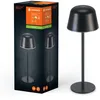 Image de LEDVANCE Lampe d’extérieur ENDURA STYLE TABLE, 2,5W, 200lm, gris foncé, lampe de table, batterie rechargeable, IP54, gradation en continu, fonction de mémorisation de la luminosité