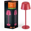 Image de LEDVANCE Lampe d’extérieur USB ENDURA STYLE TABLE, 2,5W, 200lm, lampe de table, magenta, batterie rechargeable, IP44, gradation en continu, fonction de mémorisation de la luminosité