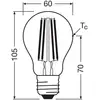 Image de OSRAM LED ampoule à incandescence E27 2,2W filament 4.000K 470lm pack de 2