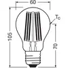 Image de OSRAM LED ampoule à incandescence E27 7,2W filament 4.000K 1521lm pack de 2