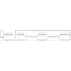 Image de LEDVANCE Applique murale LED Orbis Flame, à 3 lampes, noir, IP44