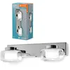 Image de LEDVANCE ORBIS Flame applique et avec LED, chrome, 11W, 700lm, 3000/4000K, réglabvia interrupteur mural (blanc froid/blanc chaud), protection IP44 contre les corps étrangers et les projections d'eau
