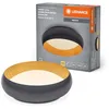 Image de LEDVANCE ORBIS Livia LED avec anneau en métal, décor gris/bois, 16W, 750lm,