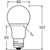 Image de OSRAM ampoule à incandescence LED opale E27 8,5W 827 pack de 3