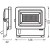 Image de Spot LED OSRAM Floodlight EA, 15 W, IP65, noir, aluminium