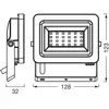 Image de Spot LED OSRAM Floodlight EA, 5 W, IP65, noir, aluminium