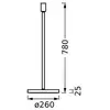 Image de Lampadaire OSRAM DECOR STICK, gris foncé, hauteur 78 cm, 1 x E27