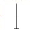 Image de Lampadaire OSRAM DECOR STICK, gris foncé, hauteur 146 cm 1 x E27