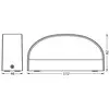 Image de Applique d'extérieur LED OSRAM pour mur extérieur ENDURA STYLE ILAY, gris
