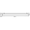 Image de Applique murale LED OSRAM SQUARE, blanche, longueur 60 cm, CCT, IP44