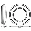Image de Plafonnier LED OSRAM ORBIS BERLIN, argent, Ø 39 cm Métal