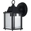 Image de Osram Luminaire extérieur ENDURA Classic S E27 noir, aluminium moulé sous pression, verre transparent, IP43, sans ampoule, convient pour une installation en extérieur