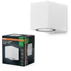Image de Osram Applique d'extérieur ENDURA Classic Square Down, blanche, culot GU10 (max 35W), peut être équipée d'une lampe normale ou intelligente, types down ou up/down, protection IP44