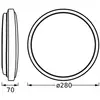 Image de Plafonnier LED OSRAM ORBIS LONDON, blanc, Ø 28 cm, métal