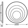 Image de Plafonnier LED OSRAM ORBIS SPIRAL ROUND Ø 52 cm blanc up/down