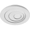 Image de Osram Plafonnier LED ORBIS SPIRAL ROUND 365mm, blanc, 38W, 2400lm, couleur de lumière blanc chaud, distribution efficace de la lumière indirecte, longue durée de vie, rond, module LED, IP20, 3000K.