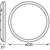 Image de Plafonnier LED OSRAM ORBIS ULTRA SLIM, blanc, Ø 24 cm, à intensité variable