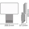 Image de Projecteur d'extérieur à capteur LED OSRAM ENDURA PRO FLOOD, gris, 27 W