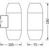Image de Applique d'extérieur OSRAM ENDURA CLASSIC CANNON anthracite up/down
