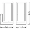 Image de Applique d'extérieur OSRAM ENDURA CLASSIC FRAME, gris foncé IP44