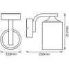 Image de Applique d'extérieur OSRAM ENDURA CLASSIC LANTERN CYLINDER, blanche