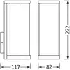 Image de Applique d'extérieur OSRAM ENDURA CLASSIC TUBULAR, gris foncé IP44