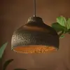 Image de Suspension OSRAM HAT, marron, Ø 36 cm, carton ondulé, E27