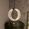 Image de Suspension LED OSRAM Decor Circle, à 1 lampe, CCT, noir