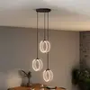Image de Suspension LED OSRAM Decor Circle, à 3 lampes rondes, CCT, noir