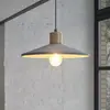 Image de Suspension OSRAM CONCRETE WOOD, grise, Ø 32 cm, béton, E27
