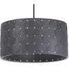 Image de Osram Suspension Decor Felt Weaving gris foncé en feutre et métal, E27, diam. 380 mm, éclairage chaleureux grâce à l’abat-jour tissé, durable grâce à la source lumineuse interchang., montage facile
