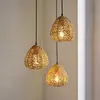 Image de Suspension OSRAM Decor Paper Drop, à 3 lampes, ronde, beige, E27