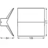 Image de Applique murale extérieure LED OSRAM ENDURA STYLE BAT, gris foncé IP44