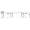 Image de Spot pour plafond OSRAM MERCURY, blanc, 4 spots GU10-LED 927 à intensité