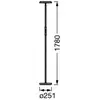 Image de Lampadaire LED OSRAM SMART+ WiFi, noir, haut/bas, RVB CCT