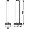 Image de OSRAM SMART+ Lampe de table WiFi MOOD LIGHT, noir RVB CCT, lot de 2