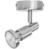 Image de Spot de plafond OSRAM, argent, métal, à 1 lampe GU10 LED 2 700 K