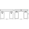 Image de Spot pour plafond OSRAM OCTAGON PLATE, blanc, à 4 lampes, GU10-LED, 927