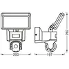Image de Caméra extérieure LED WiFi OSRAM SMART+ FLOOD, graphite, capteur IP44