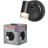 Image de Osram Nightlux Cylinder veilleuse LED noire 100 lumens, 3000 K, avec batterie et Touch-DIM, magnétique, idéale pour éclairage d’étagère ou comme veilleuse