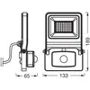 Image de Projecteur d'extérieur OSRAM ENDURA FLOOD, gris, capteur 30 W 840 IP44