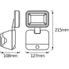 Image de Spot LED d'extérieur OSRAM DOUBLE, à 1 lampe, blanc, pile