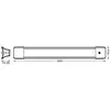 Image de Suspension LED OSRAM pour bureau LINE, longueur 60 cm, interrupteur blanc