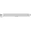 Image de Suspension LED OSRAM OFFICE LINE, longueur 112 cm, blanc, interrupteur